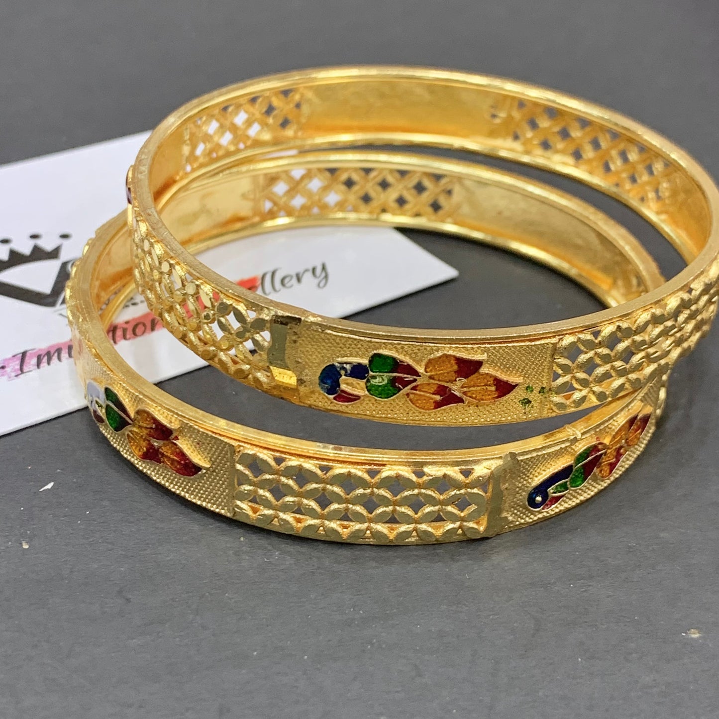 Gold Platted Bangles 466556