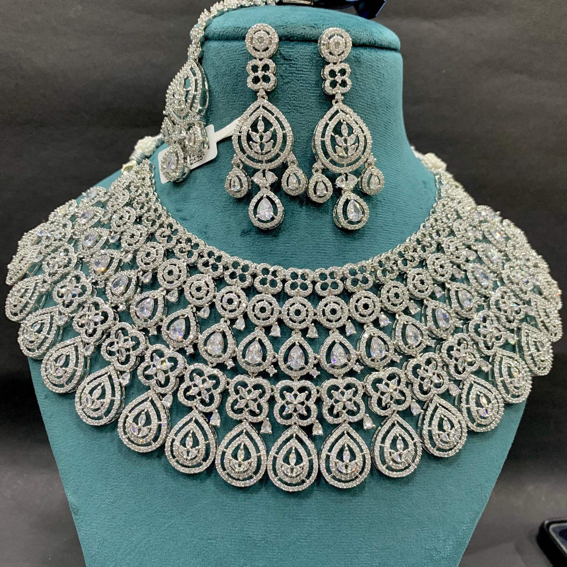 Diamond necklace 456496 - Vijay & Sons