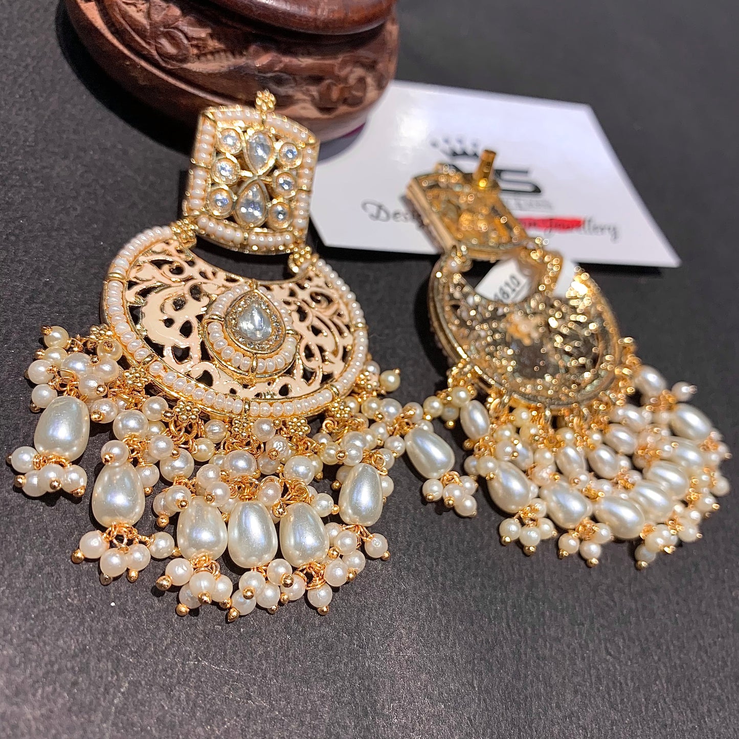 Kundan Earrings 306367