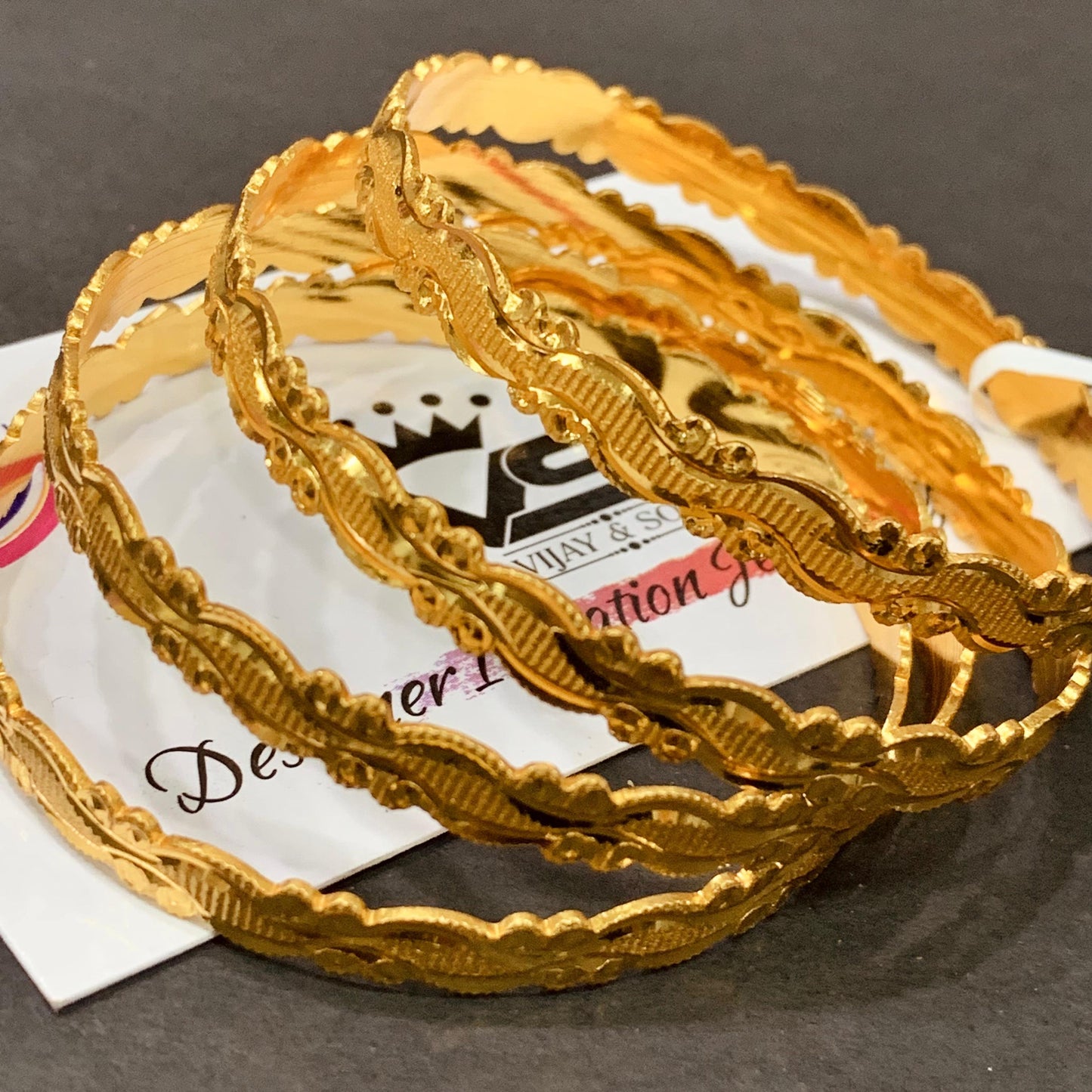 Gold Plated Bangles 57415515