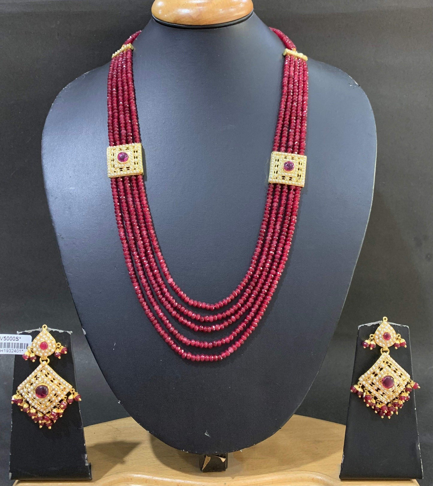 Jadau Rani haar 46556 - Vijay & Sons