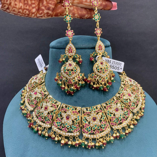 Jadau Necklace Sets 42543 - Vijay & Sons