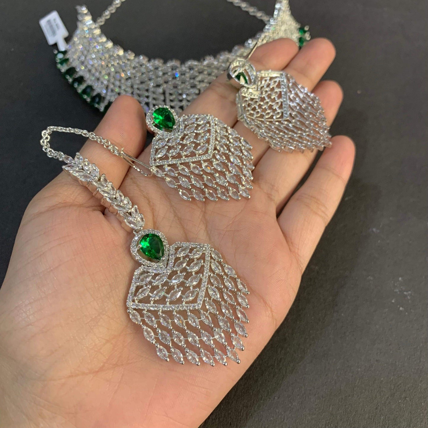 Zircon Necklace Set 4784670 - Vijay & Sons