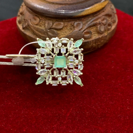 American Diamond Ring 9889 - Vijay & Sons