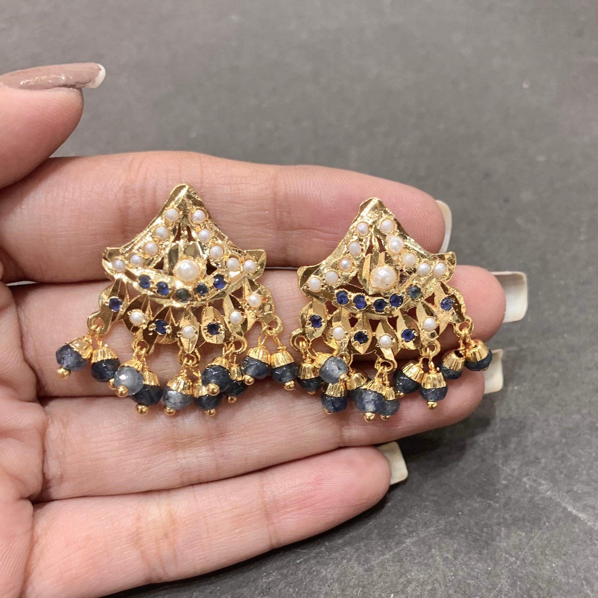 Jadau studs 46788875 - Vijay & Sons
