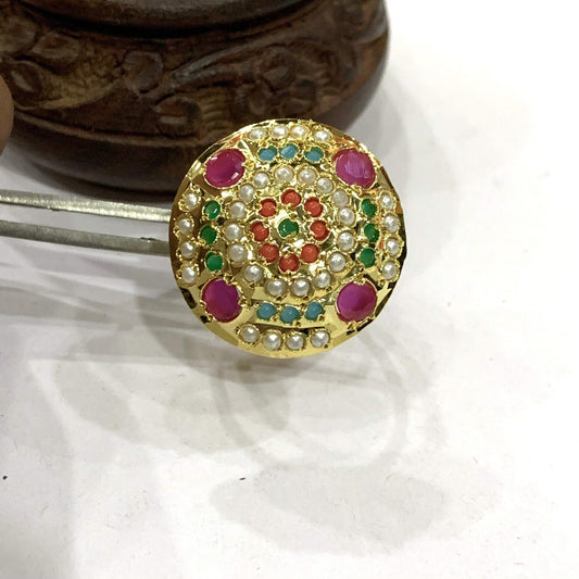 Jadau Ring 56266 - Vijay & Sons