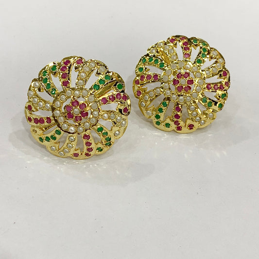 jadau studs 35667 - Vijay & Sons