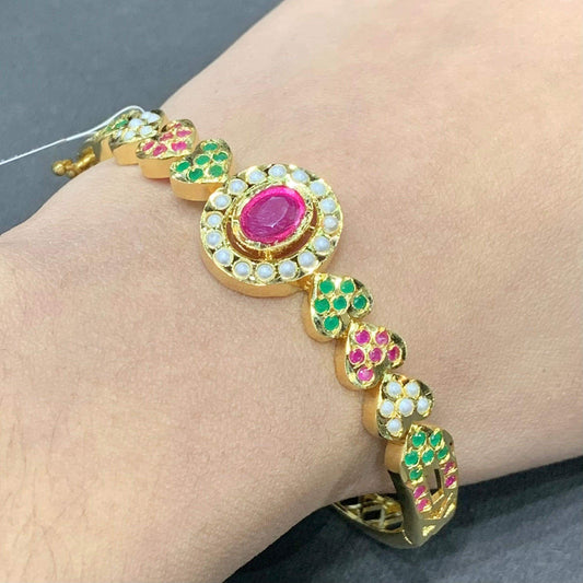 Jadau Bracelet 537734 - Vijay & Sons