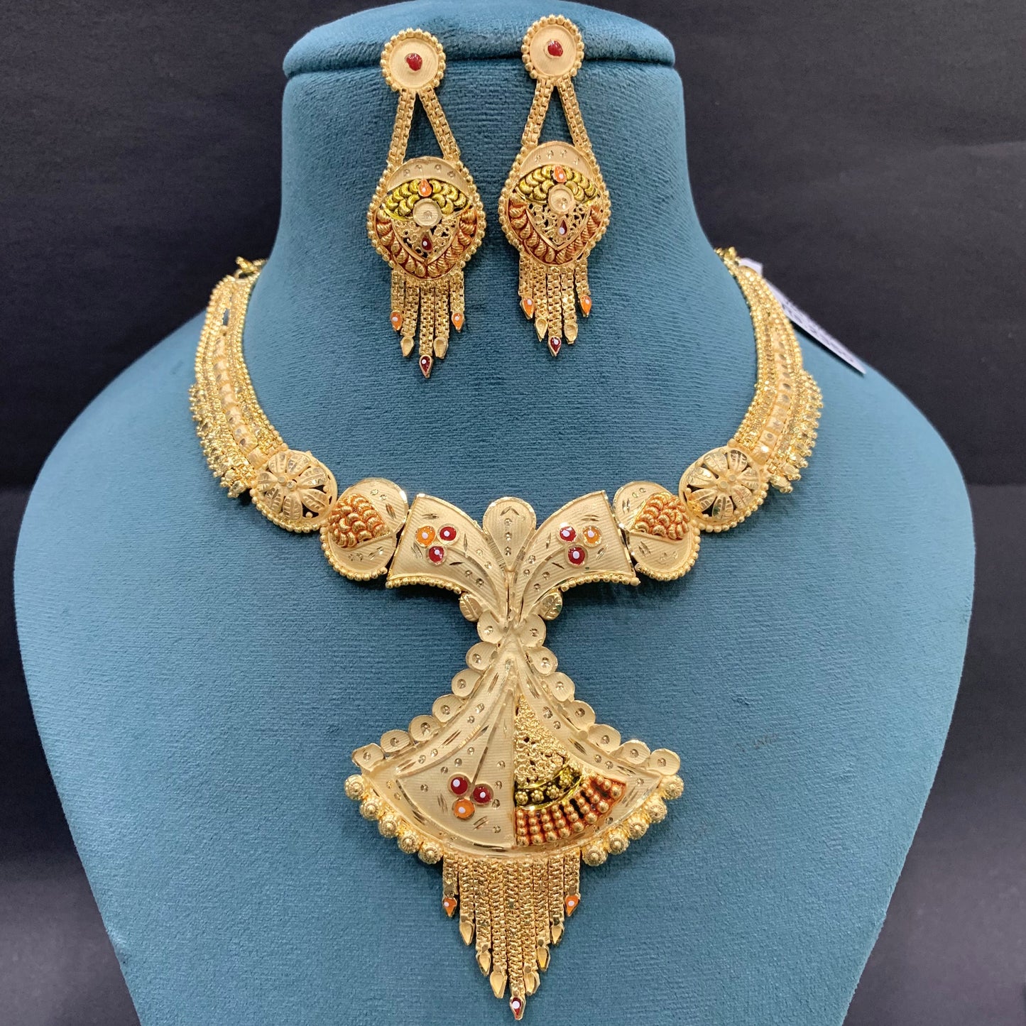 Kundan necklace set 7888