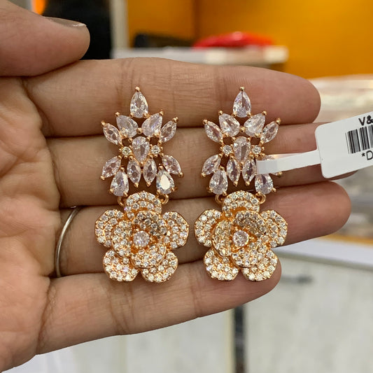 American diamond earrings 464678 - Vijay & Sons