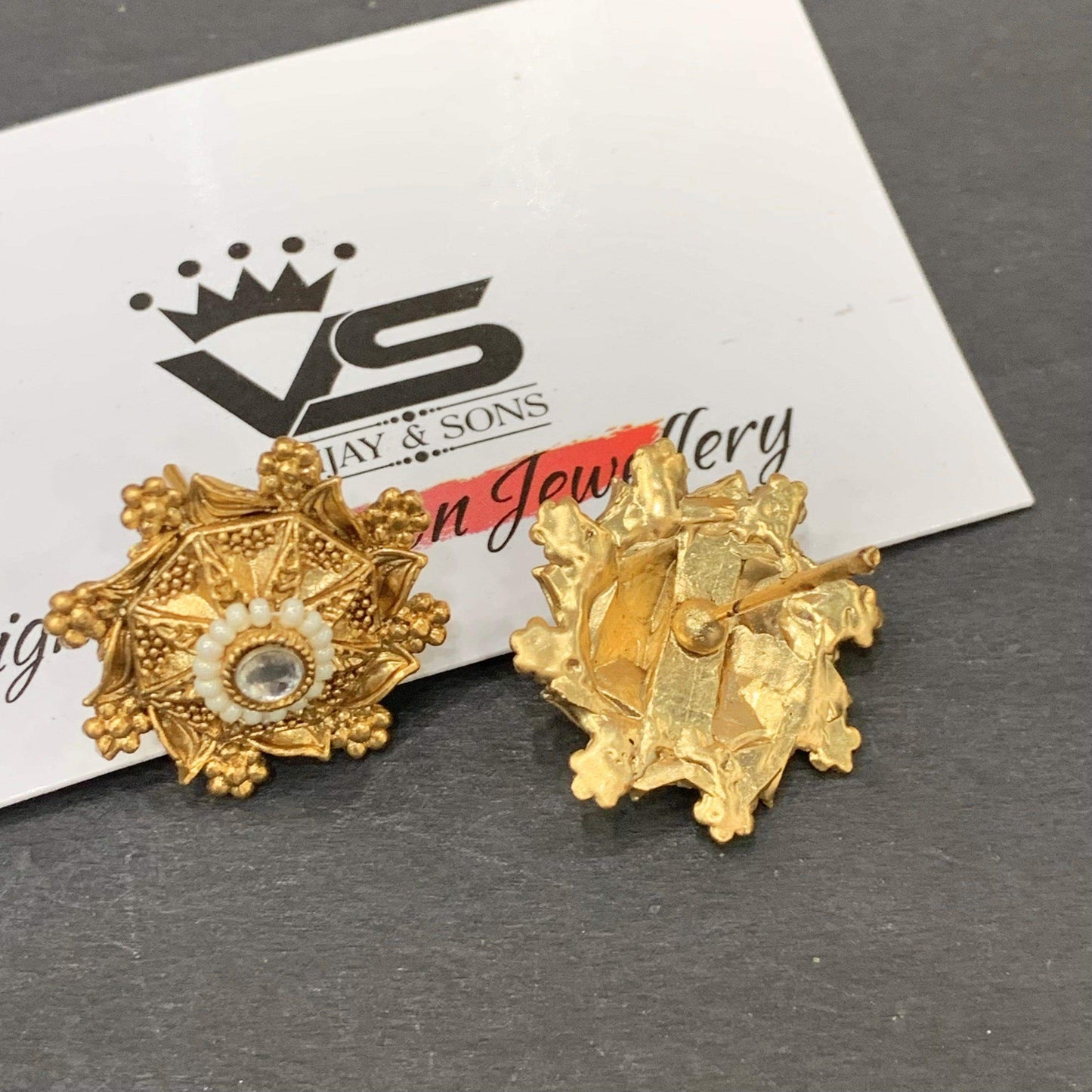 Antique Earrings 577655 - Vijay & Sons