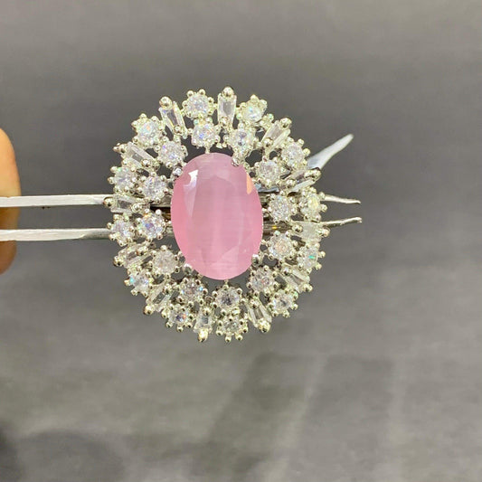 American Diamond Ring 355445 - Vijay & Sons