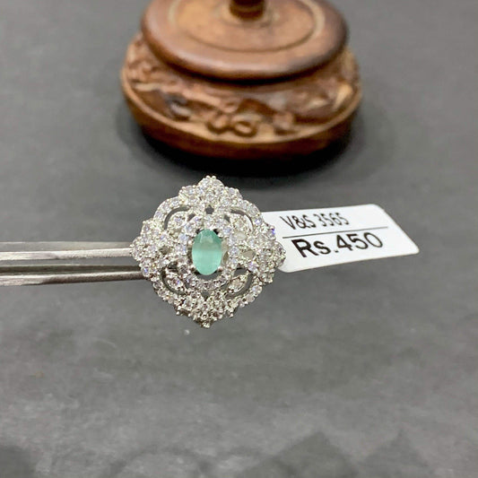American Diamond Ring 34214 - Vijay & Sons