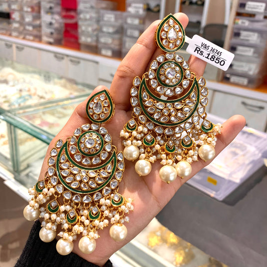 Kundan Earrings 523577