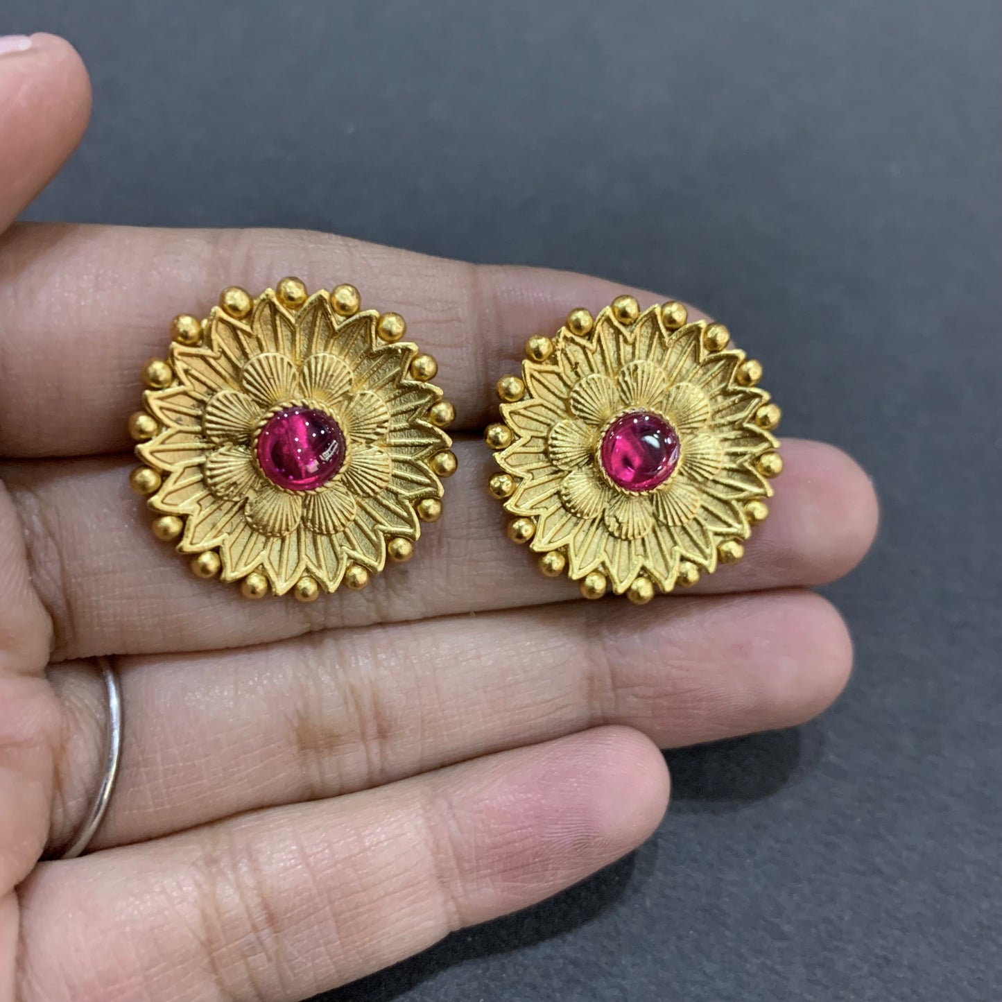 Antique Earrings 356445 - Vijay & Sons