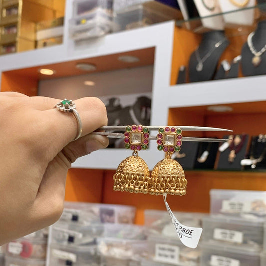 Antique jhumka 3899 - Vijay & Sons