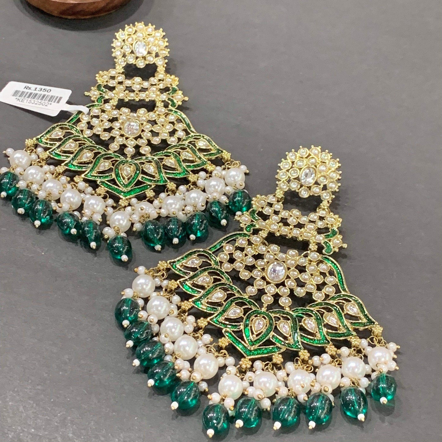 Kundan Earrings 6678 - Vijay & Sons