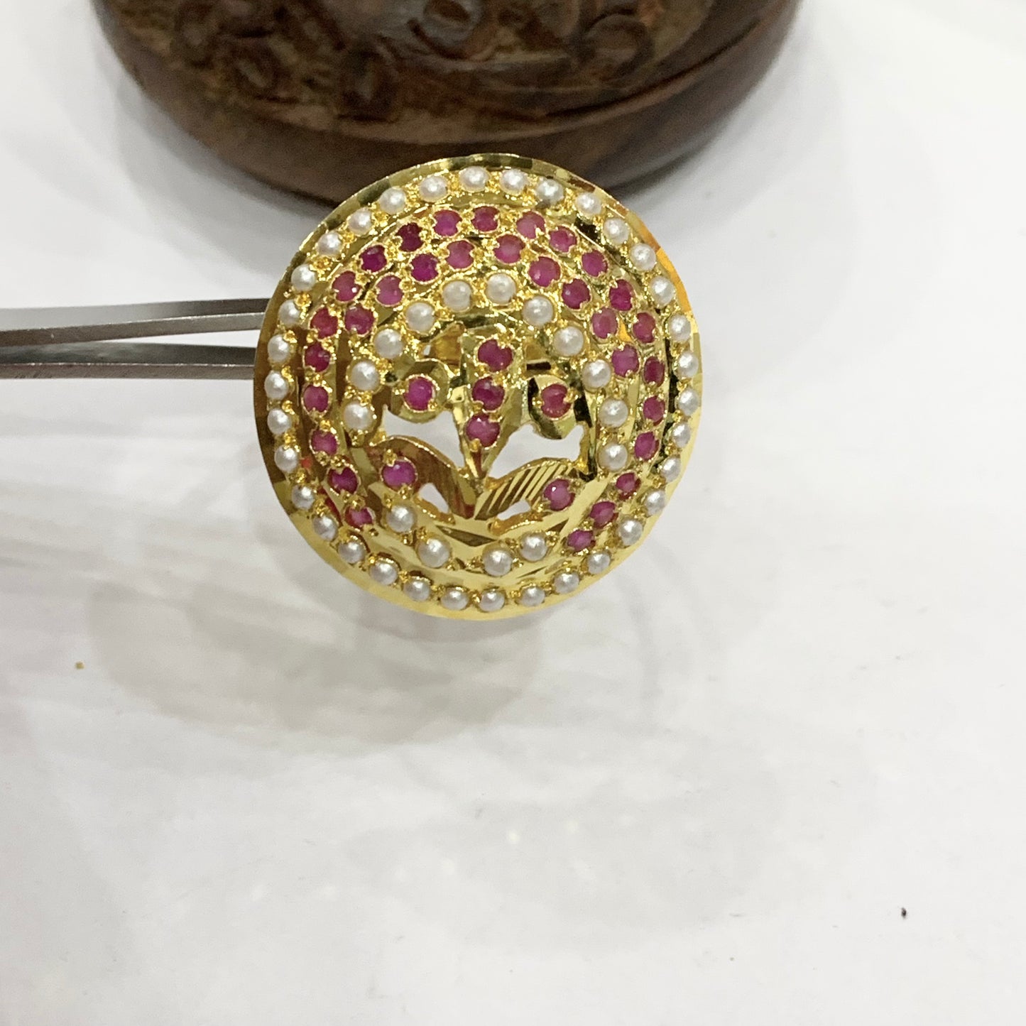 Jadau Rings 343234 - Vijay & Sons