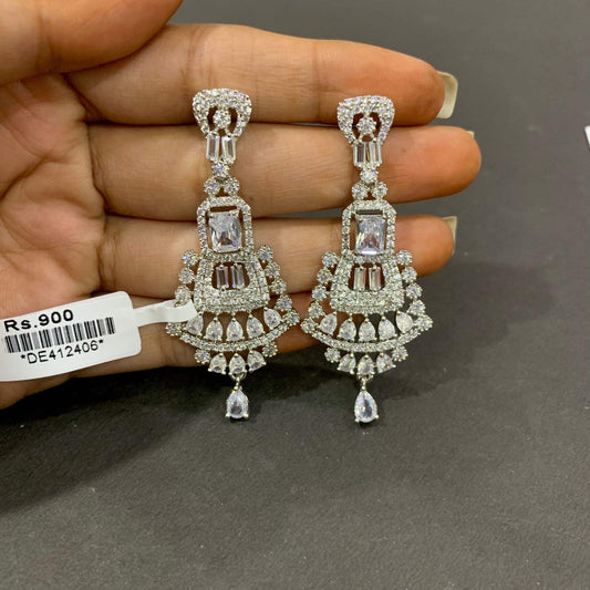 Zircon Earrings 6422 - Vijay & Sons