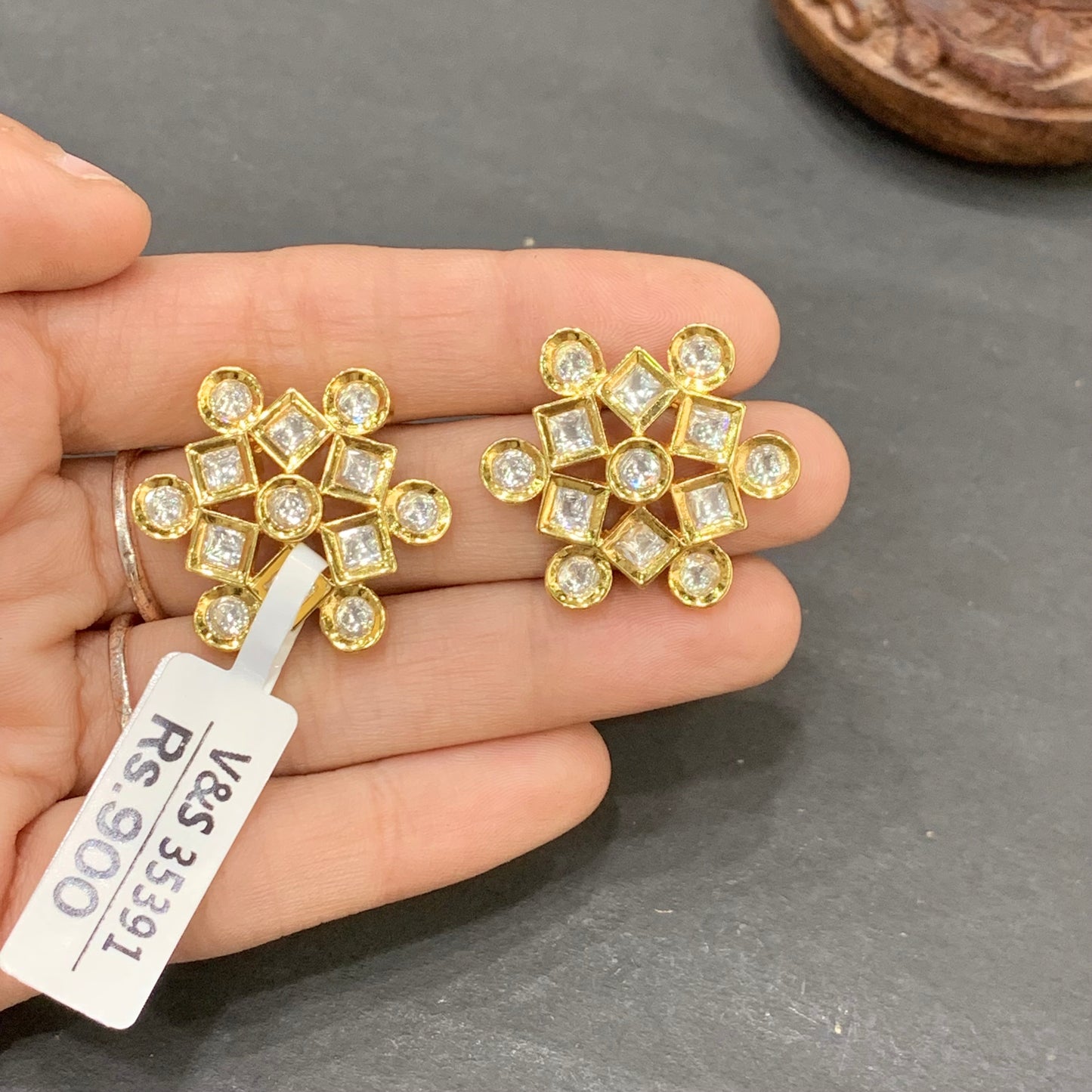 Kundan earrings 3456344