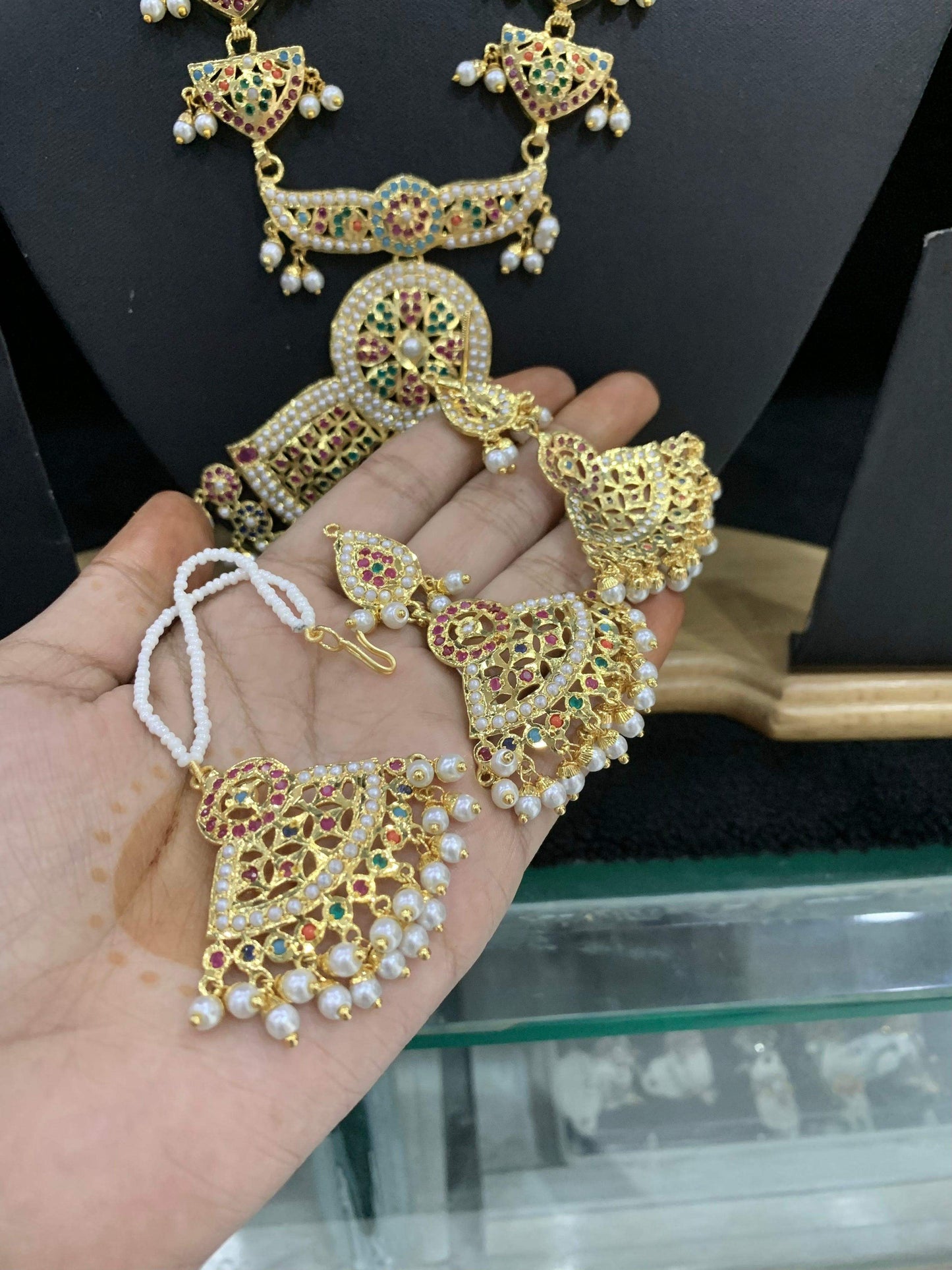 jadau rani haar 56213 - Vijay & Sons