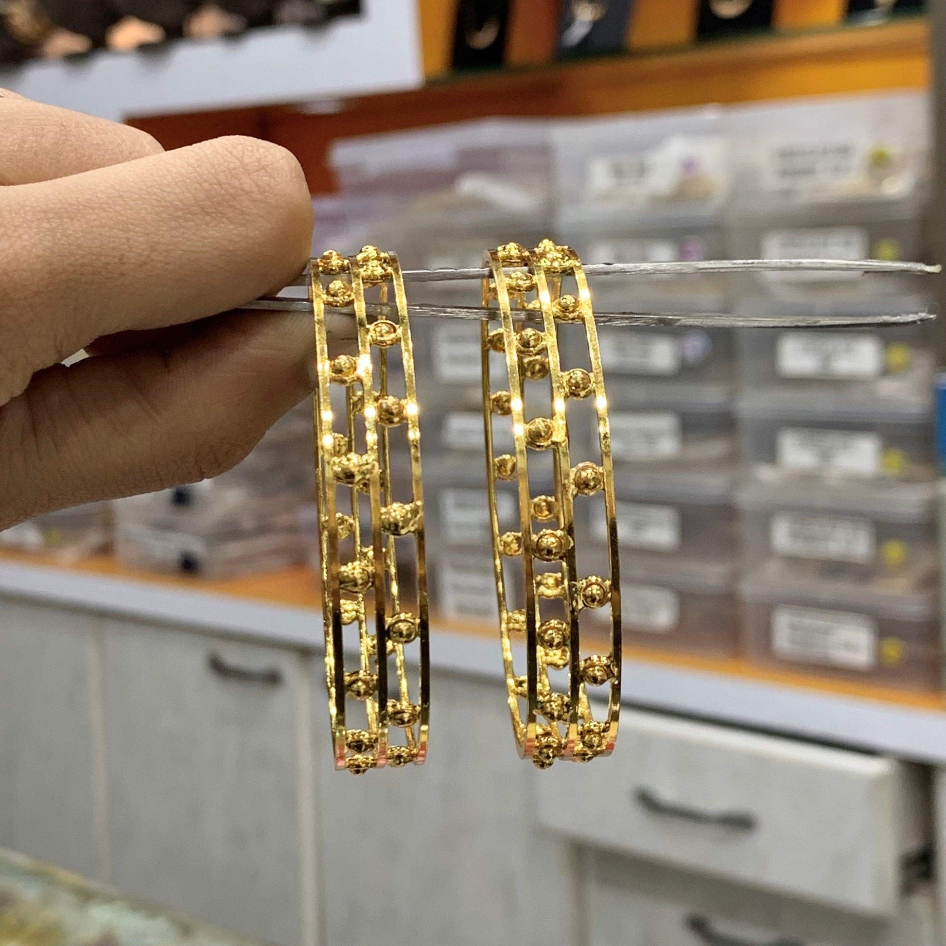 Gold Platted Bangles 677665 - Vijay & Sons