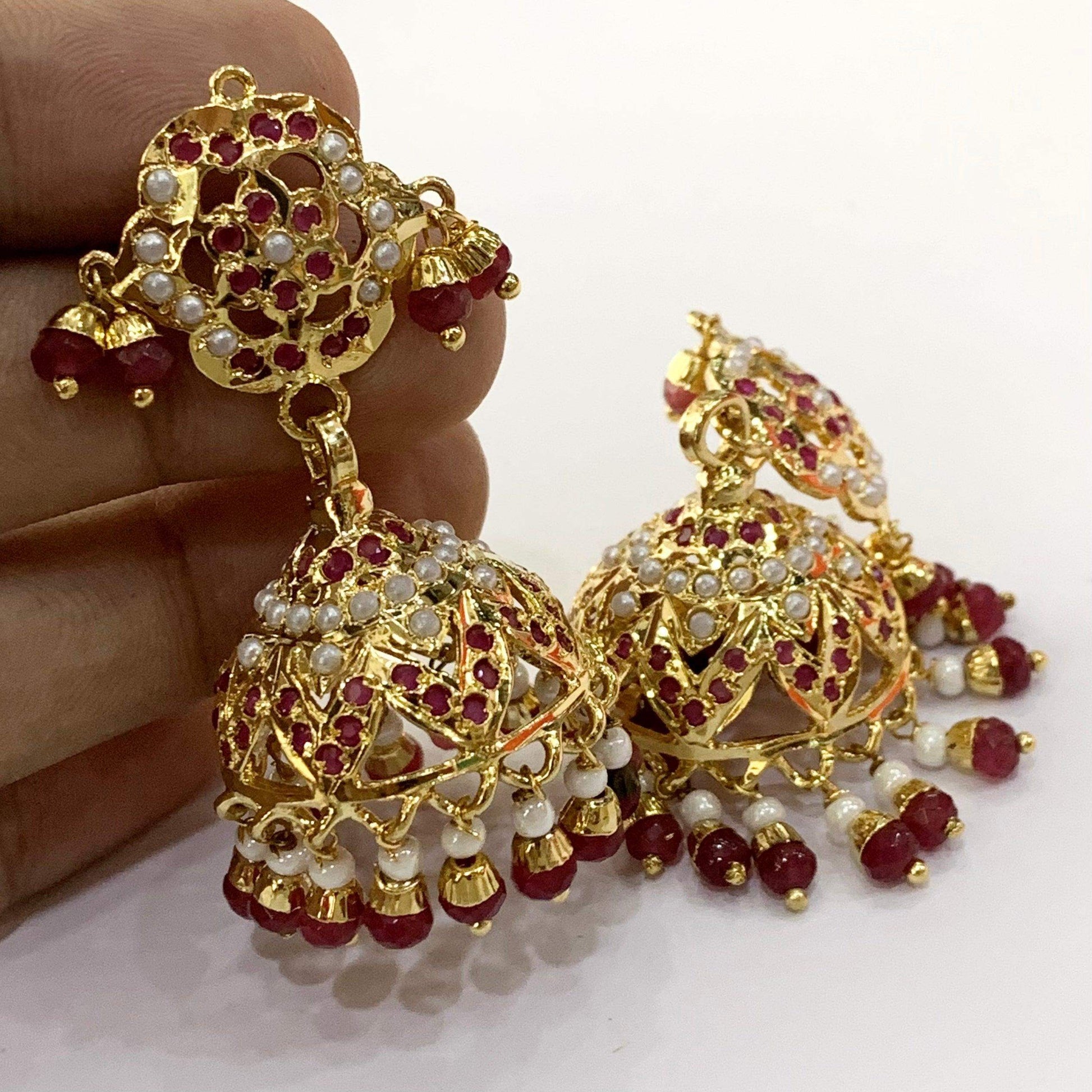 Jadau Earrings 562758 - Vijay & Sons