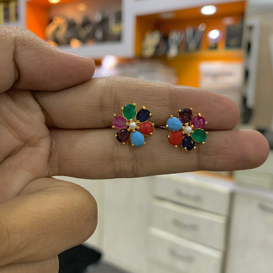 Jadau Tops / Studs 492052 - Vijay & Sons