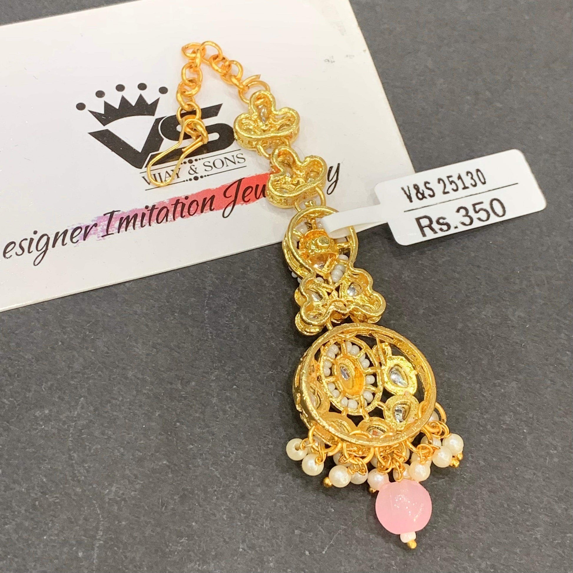 Kundan Maang Tikka 2825184 - Vijay & Sons