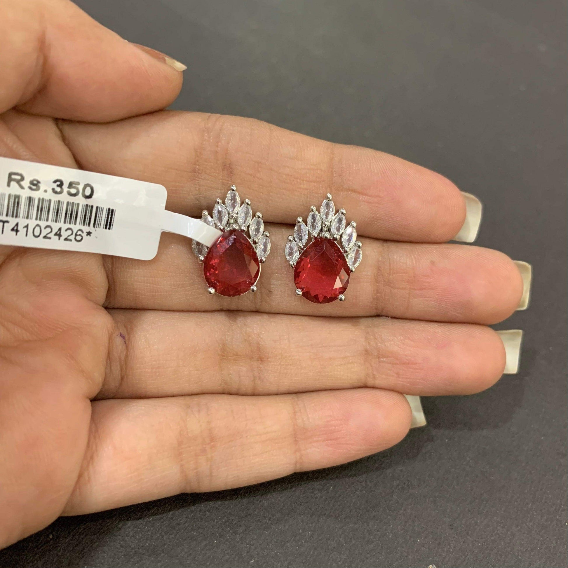 Zircon Earring 464222 - Vijay & Sons