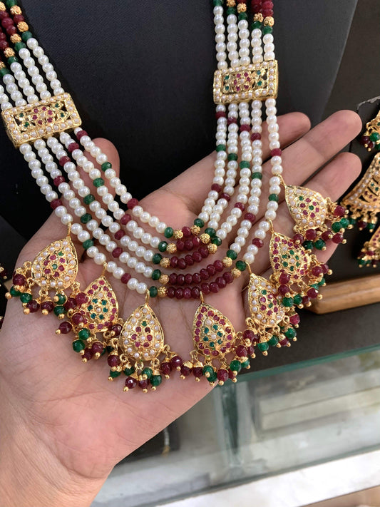 Jadau Rani haar 256435 - Vijay & Sons