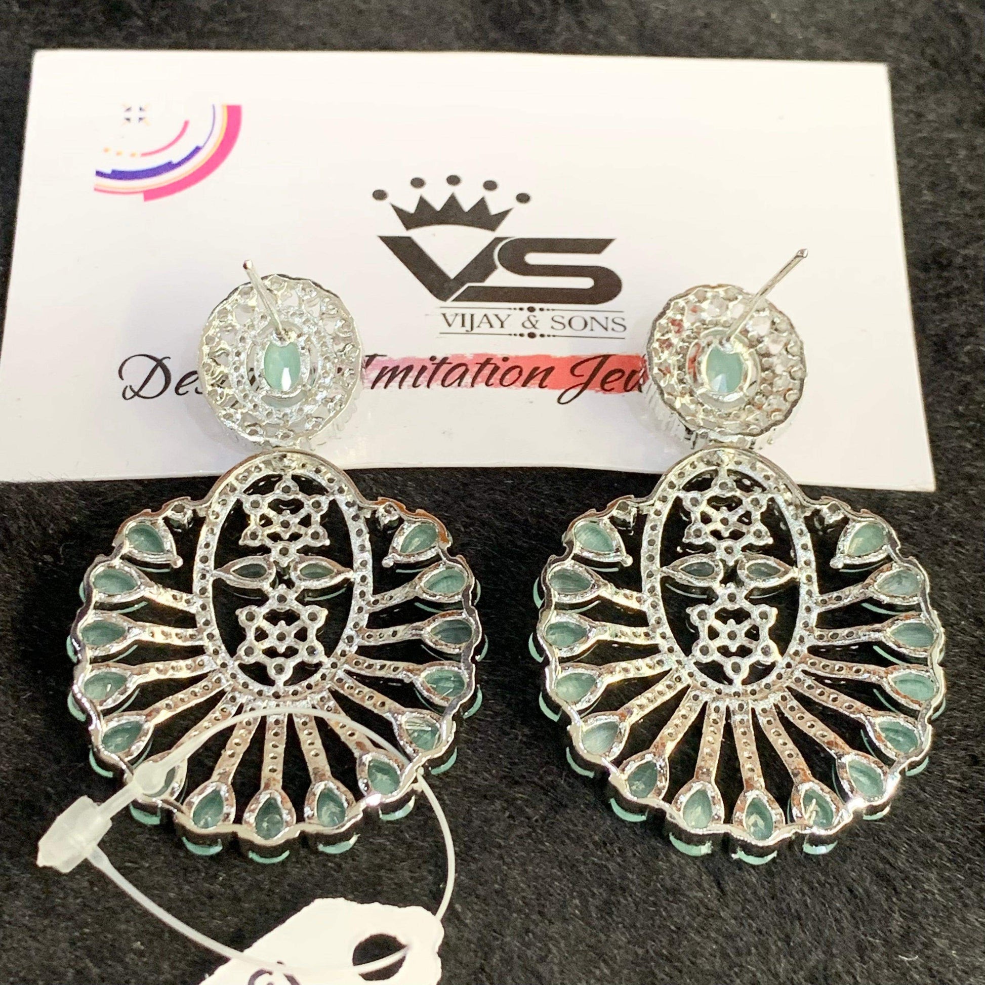 Diamond earrings 669725 - Vijay & Sons