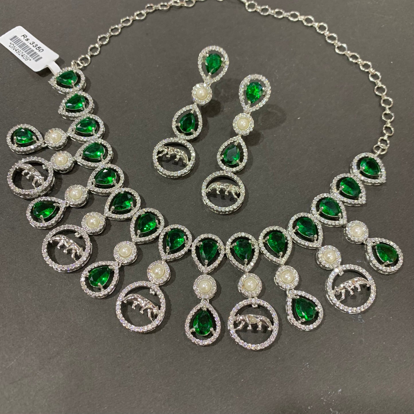 Zircon Necklace Sets 246775