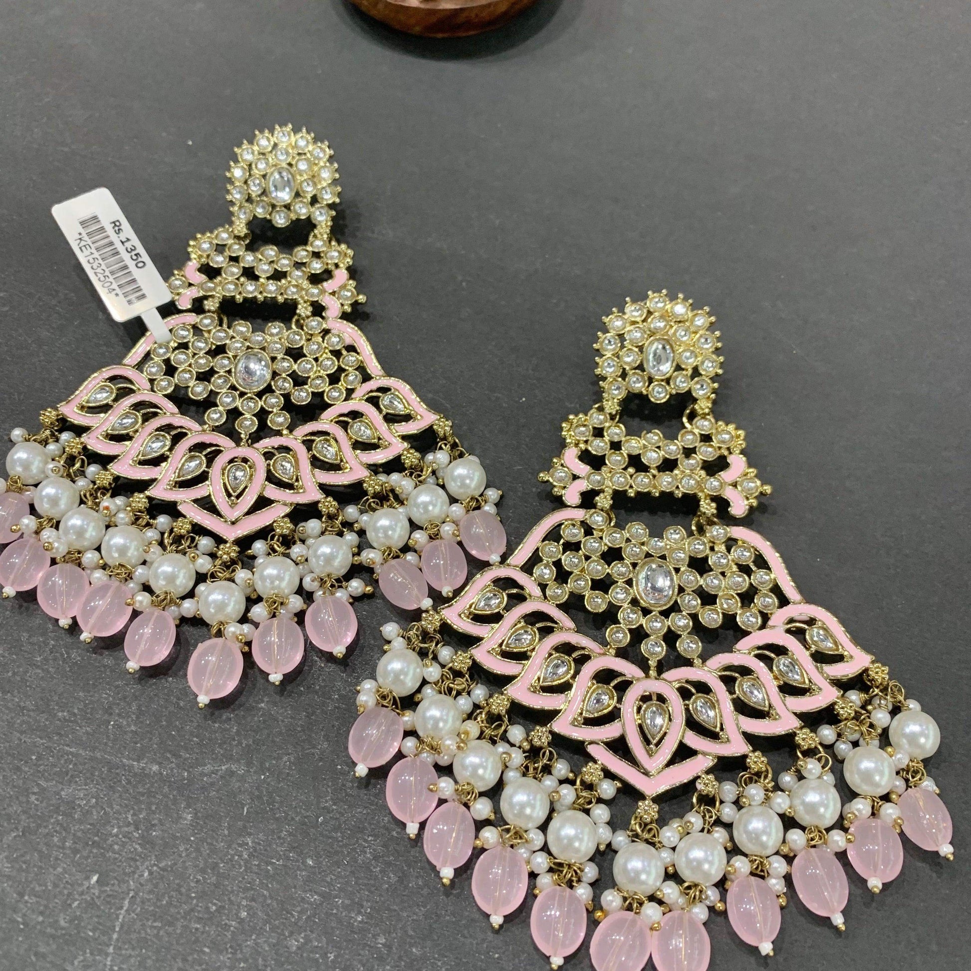 Kundan Earrings 6678 - Vijay & Sons