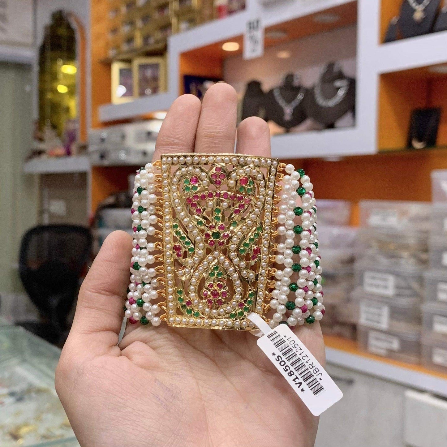 Jadau Bracelets 461656 - Vijay & Sons