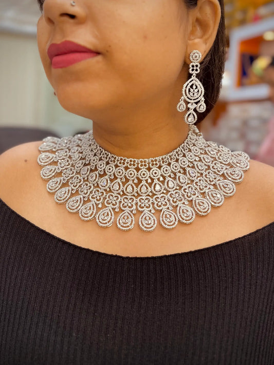 Diamond necklace 456496 - Vijay & Sons