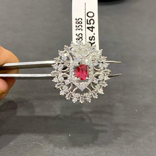 American Diamond Ring 434654 - Vijay & Sons