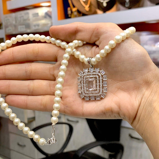 Zircon Pendant Sets 525577 - Vijay & Sons
