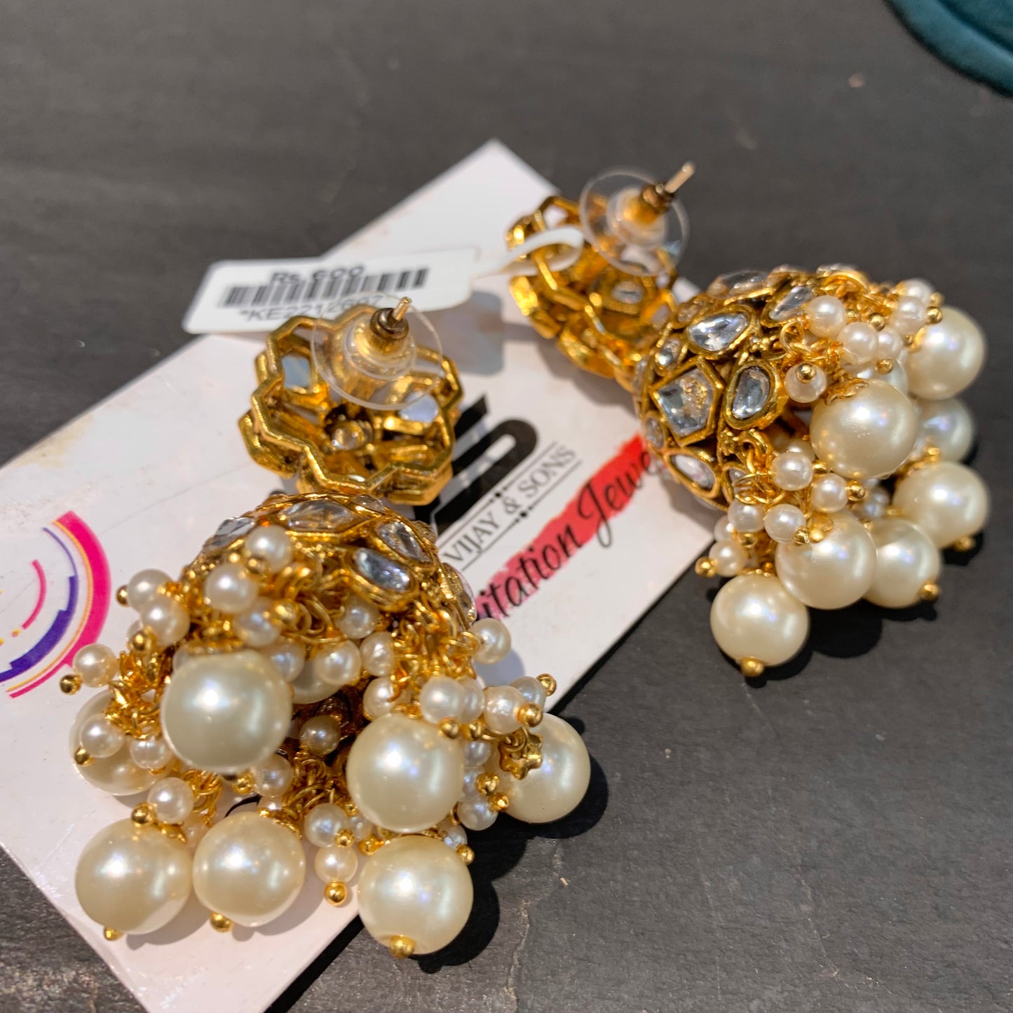 Kundan Earrings 524567