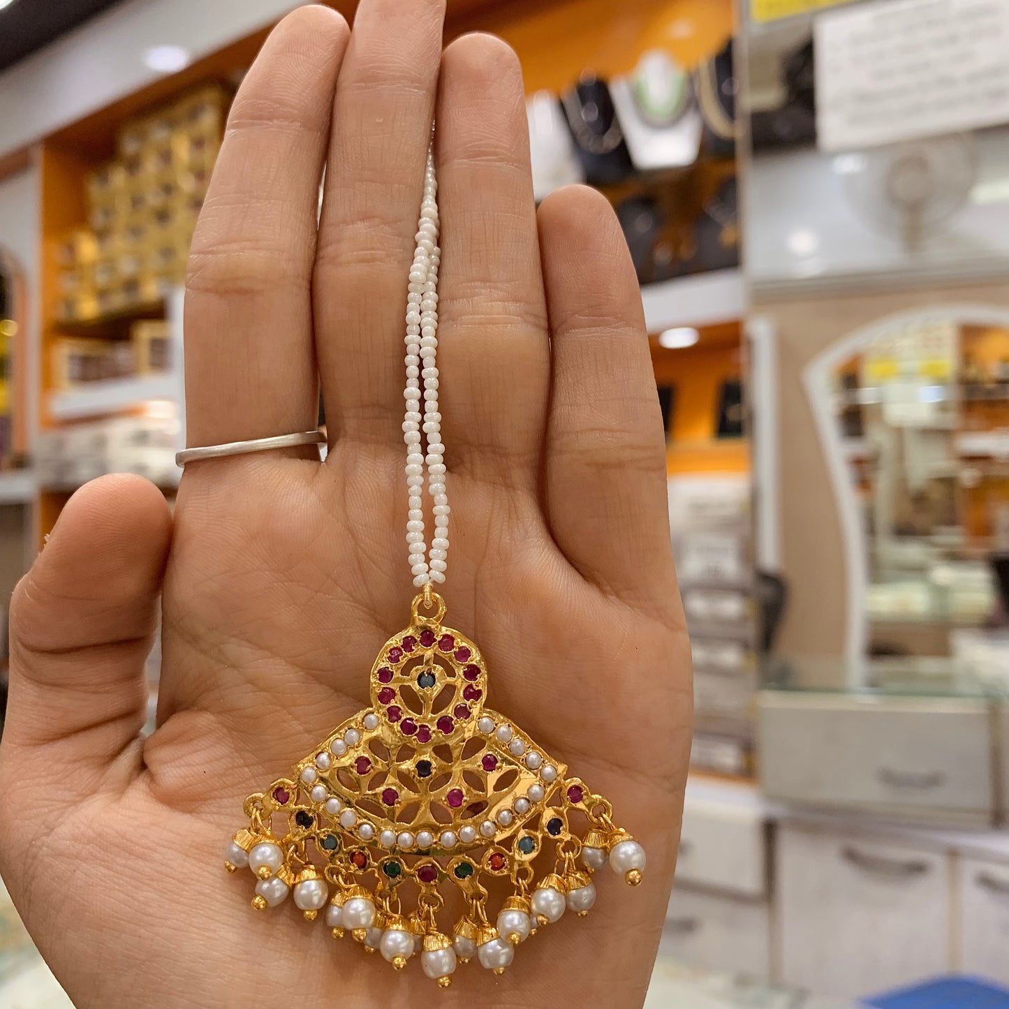 Jadau Maang Tikka 35422