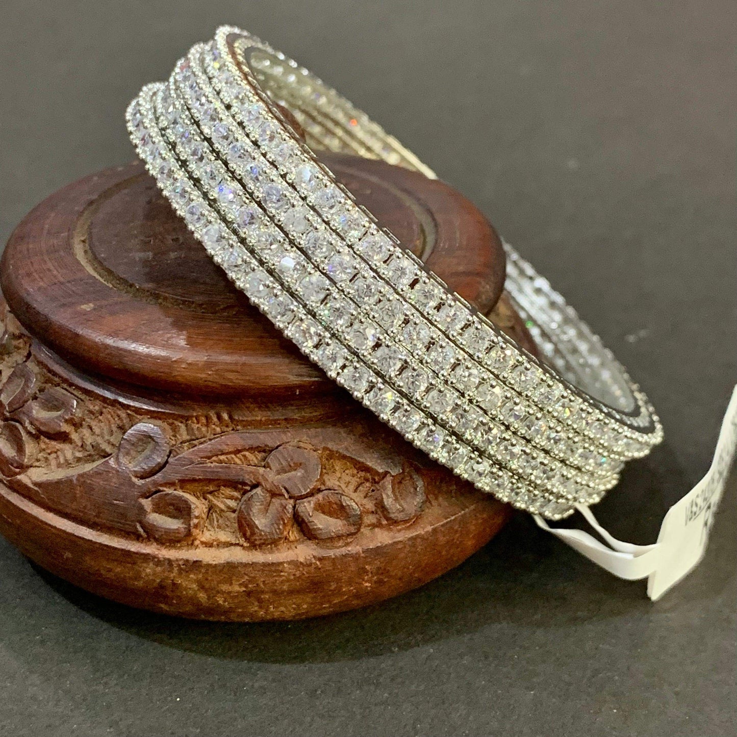 American Diamond Bangles 35446 - Vijay & Sons