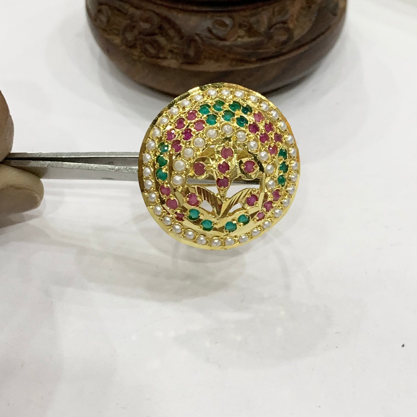 Jadau Rings 343234 - Vijay & Sons