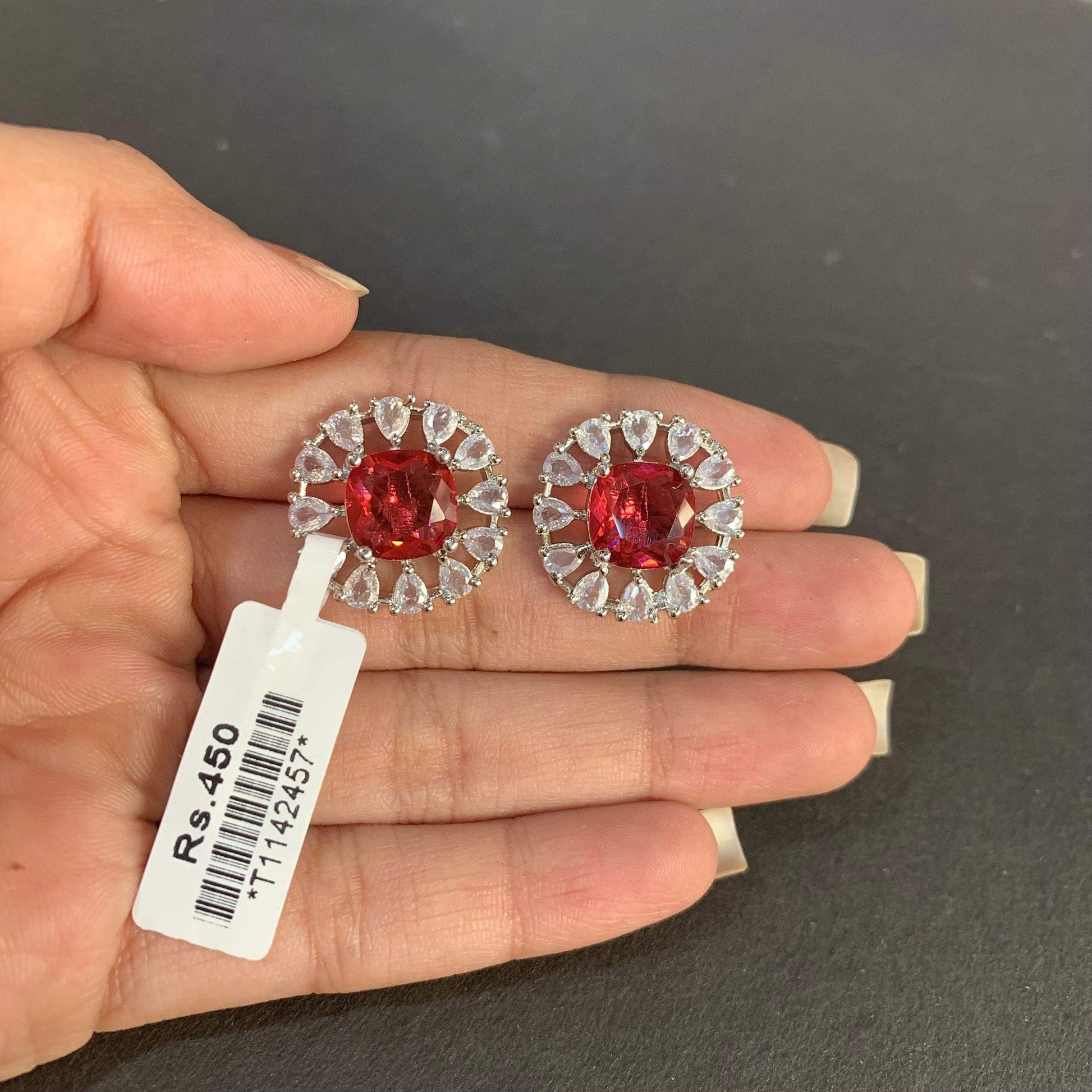 Zircon Earring 466222 - Vijay & Sons