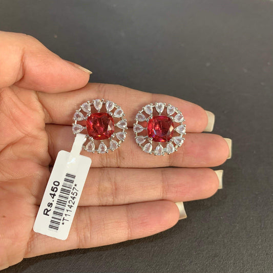 Zircon Earring 466222 - Vijay & Sons