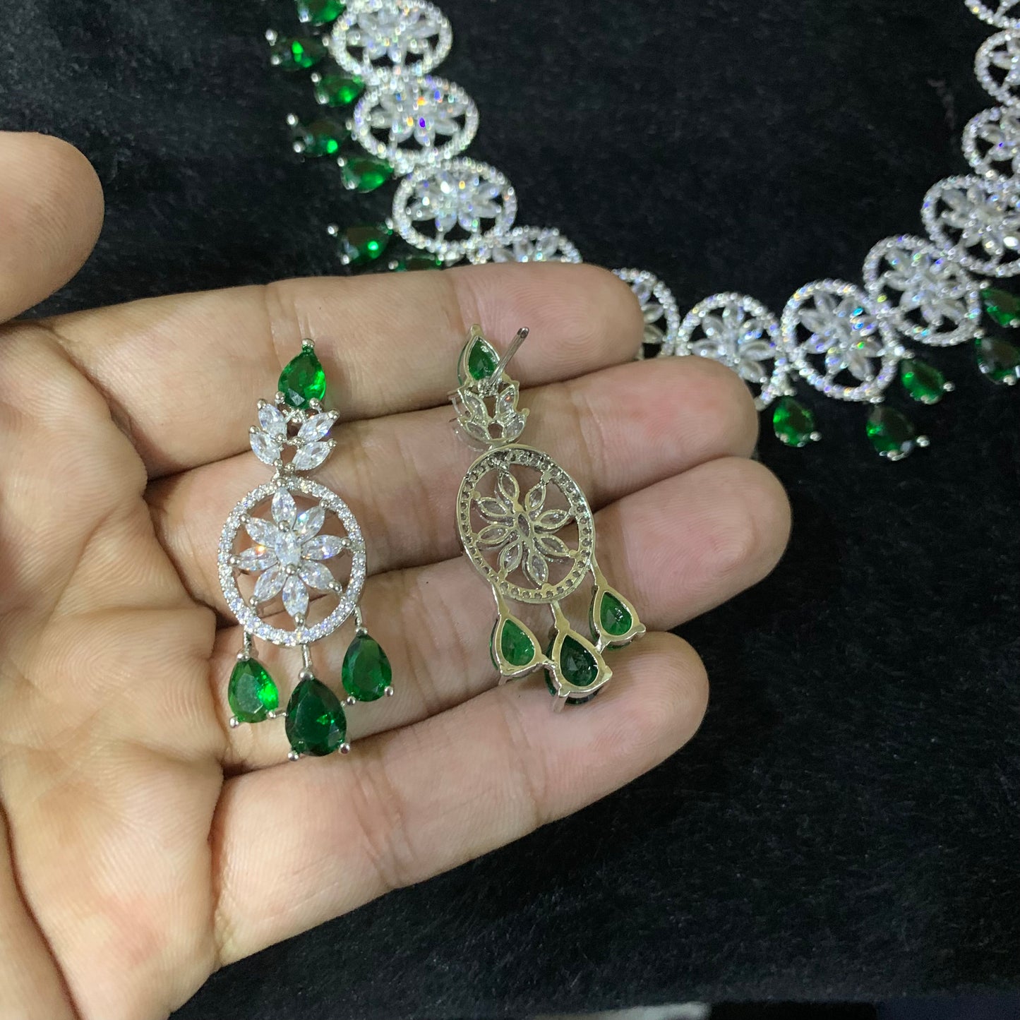 Zircon Necklace Set 3457624