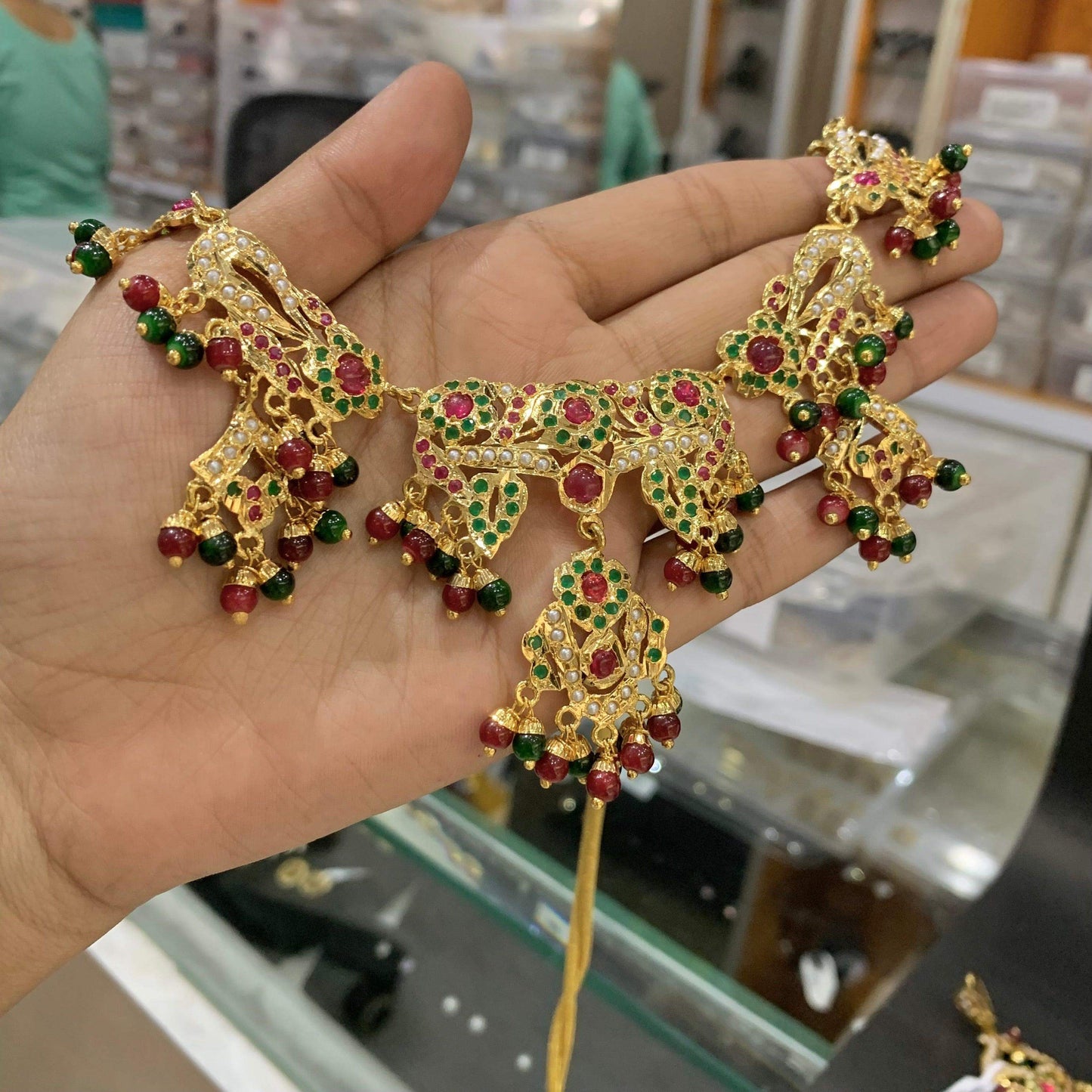 Jadau Necklace Sets 357883 - Vijay & Sons
