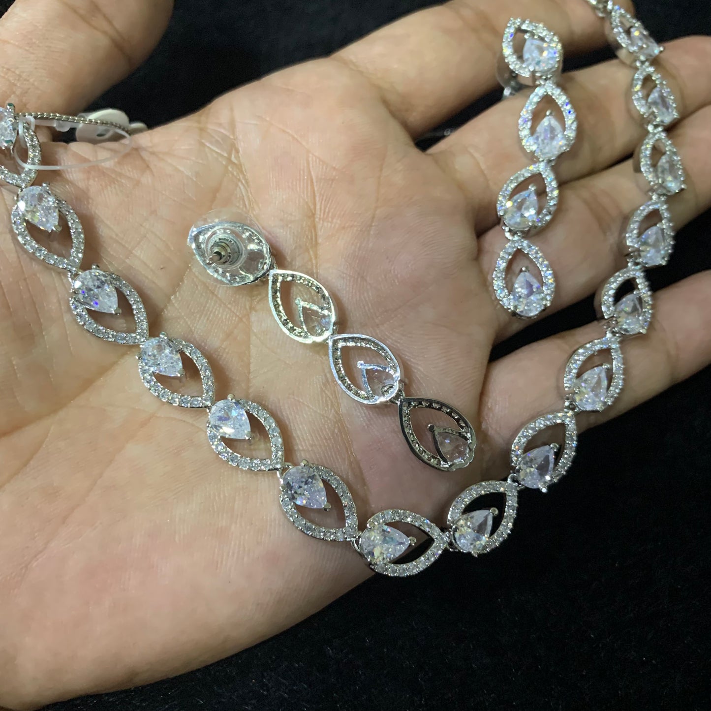 Zircon Necklace set 68747