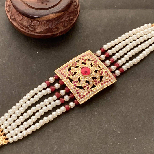 Jadau Bracelets 461656 - Vijay & Sons