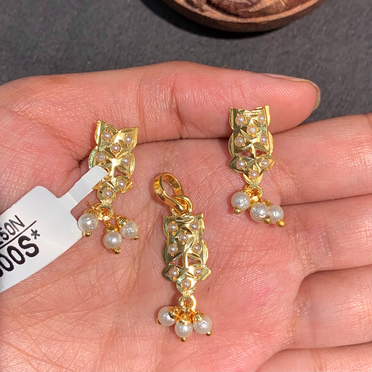 Jadau Pendant Set 4546665