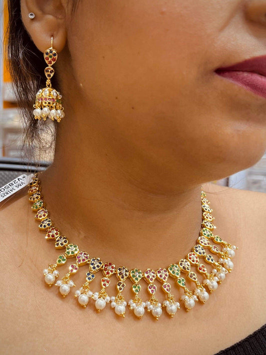 Jadau Necklace Sets 678678 - Vijay & Sons